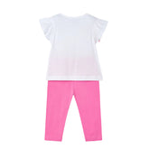 Girls Caribbean Leggings Set Camellia